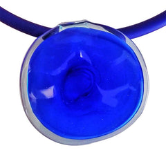 DISCO 2 • murano glass necklace • COBALT
