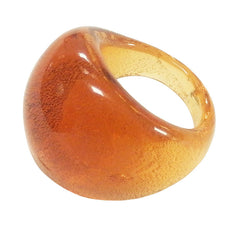 BOMBETTO • gold-leaf • murano glass rings