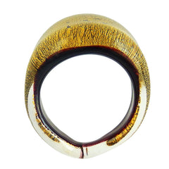 FASCETTA • gold-leaf • murano glass rings